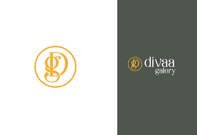 diva galery logo brand identity branding design galerie logo logodesign logotype store