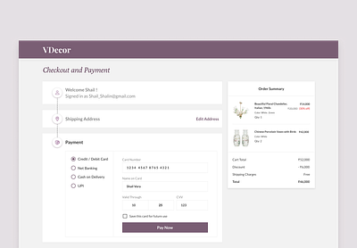 Card Details -Checkout Page @daily ui app design ui ui ux ui design uiuxdesign ux web website