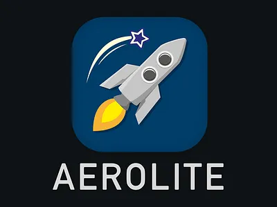 Aerolite Logo Daily logo challenge app branding design flat icon illustration illustrator logo vector