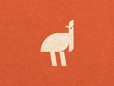 Cassowary mark animal animals australia bird birds geometric icon illustration logo mark modern natural history nature sign symbol