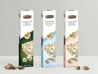 Torrone Di Gennaro design food food design food illustration label packaging labeldesign nougat package package design packagedesign packaging packaging design packaging mockup torrone