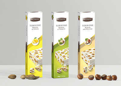 Torrone Di Gennaro design food food design food illustration label packaging labeldesign nougat package design packagedesign packaging packaging design packaging mockup packagingdesign torrone