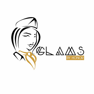 GLAMS logo design logotype