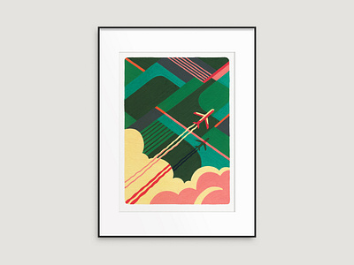 Journey art artist departures gift illustration illustrator journey molotow painting plane posca print prints priya mistry shop shopping