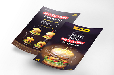 Flyer Design branding broshure design flyer flyer design illustration leaflet design typography