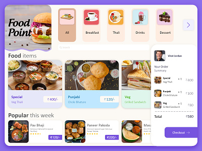 Dashboard cart daily ui dashboard dashboard design dashboard ui design food food dashboard food menu menu order ui uiux ux website