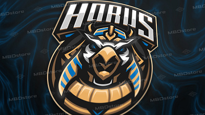 Horus mascot logo (FOR SALE) esportlogo esports gaming gaminglogo logotype mascot mascot logo sport sport logo sports