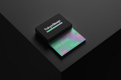 Tokyo Sleep - Business Cards branding fashion brand fashion label fashion logo gradient gradient logo logo logo designer logomark logos minimalist simple tokyo fashion typography