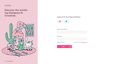 Dribble Login Redesign design dribbbleweeklywarmup graphic graphicdesign ui ux web weeklywarmup