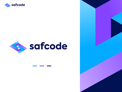 Safcode Logo Design branding code logo coding coding logo developer development identity letter mark logo logo design logodesign modern software software logo tech tech logo technology vartual