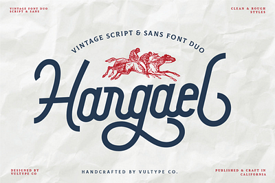 Hargael Free Font download download free font font free handwritten font script typography