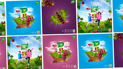 Social Media Designs - Vo1 adobe advertisement beverages post design creative design facebook post design fruit juice post design graphic design graphicdesign instagram post design manipulation photo manipulation photoshop social media design