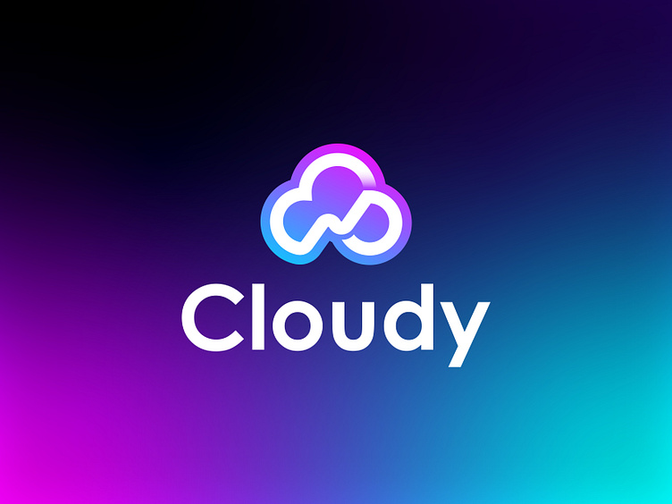Cloudy - brand design by Fieon Art on Dribbble