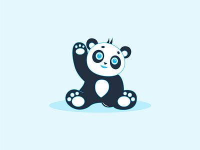 Hey Panda adobe illustrator adobe ilustrator art cool cool design design graphics design illustration illustrator panda panda bear panda logo vector