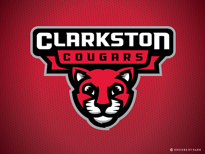 Clarkston Elementary School Logo athletics branding clarkston elementary cougars mascot school logo sports logo