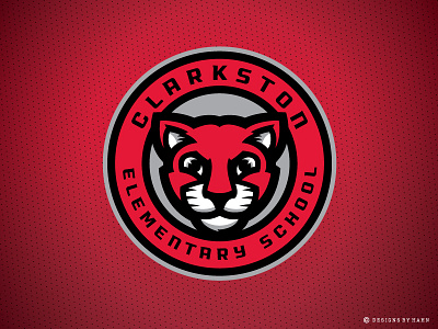 Clarkston Elementary School Logo athletics branding clarkston elementary cougars mascot school logo sports logo