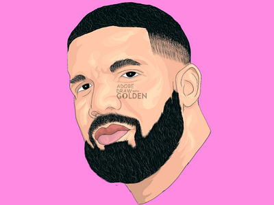 Drake Fan Art with Adobe Draw adobe adobe draw adobe drawing adobe illustrator art artist drake fan art vector vector art youtuber