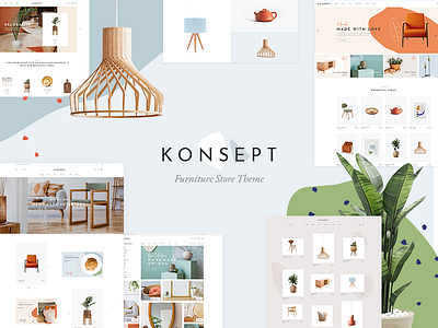 Konsept - Furniture Store Theme ceramics decoration design ecommerce ecommerce theme elementor furniture furniture store furniture theme handmade interior design interior design theme modern online store store store theme website