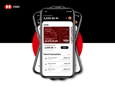 HSBC Egypt App Redesign app appdesign design hsbc product productdesign ui uidesign ux uxdesign webdesign