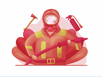 消防员 illustration