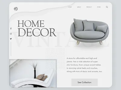 Home Decor concept adobe branding clean concept dailyui designs digital digitaldesign dribble furniture graphic design logo minimal ui uiux ux vector webdesign xd
