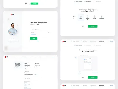 Partnership Office - desktop app dashboard design desktop form input login onboarding platform register steps ui upload ux web xtb