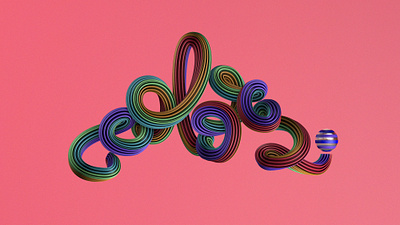 COLORS c4d colors lettering sweep nurbs sweets