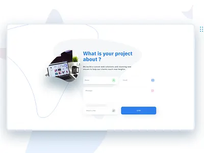contact form clean contact design form design minimal website