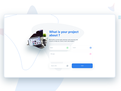 contact form clean contact design form design minimal website