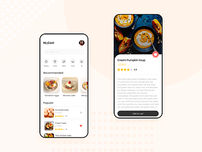 A gourmet App Design exercise app dayu ios ui