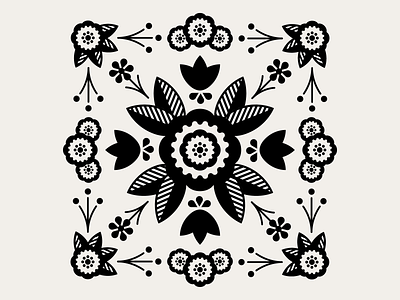 Folk Art design flowers folk art folkart graphic design illustrator pattern pattern design