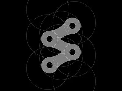 Squirt - chain lube bike bike chain bikelogo branding chain chain lube golden ratio icon logo logogrid mark minimal symbol typography