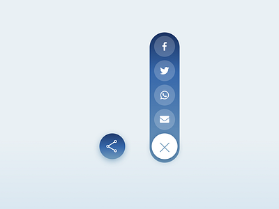 Daily UI :: 010 - Social Share button dailyui design share social media social share ui