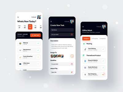 Task Planner App app app design appdesign apple application appuidesign design ios ios app design mobile mobile app design mobile ui task task management task management app task manager task planner twinkle ui