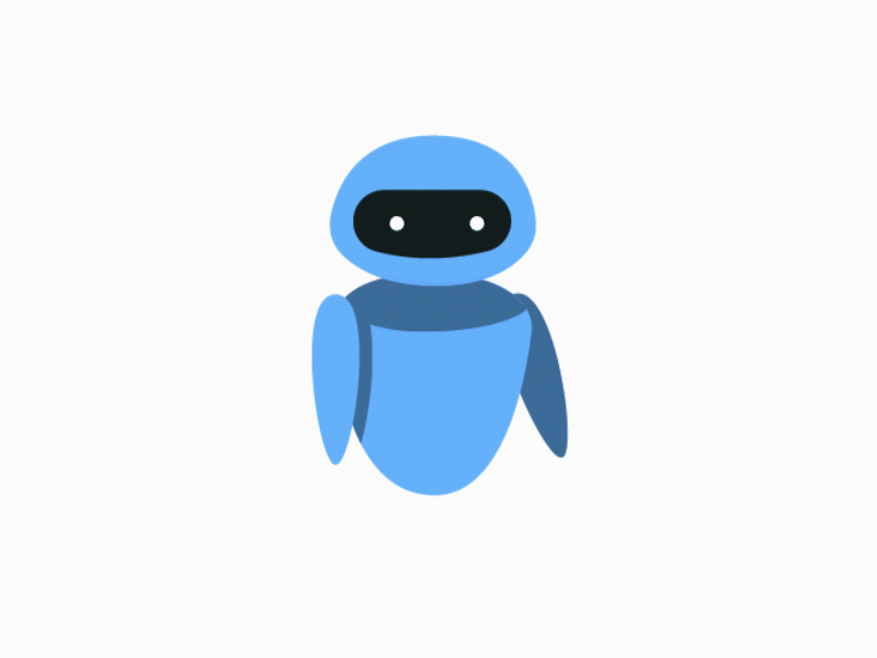 Tiny robot! animation design flat illustration motion motion design motion graphics vector