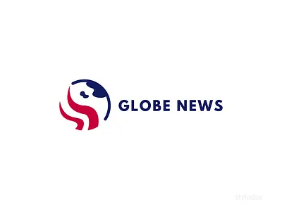 Globe News brand identity branding branding concept branding design creative daily logo dailylogochallenge design flat icon illustration illustrator logo logo design logo mark logo type minimal news logo vector