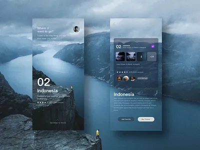 A tour App Design exercise. app dayu design ios iphone ui