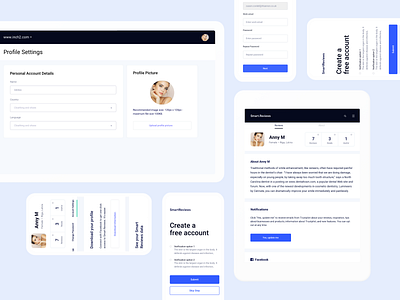 Smart.Reviews - Responsive Profile Page app design application clean design agency designagency responsive design responsive website responsive website design ui uidesigner uiuxdesign uiuxdesigner userinterface web design webapp webapp design webdesign website website design