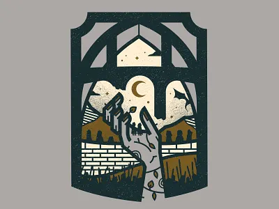 The Two Towers design digital art digital illustration fanart graphic design illustration illustrator linework logo design lord of the rings movie poster vector