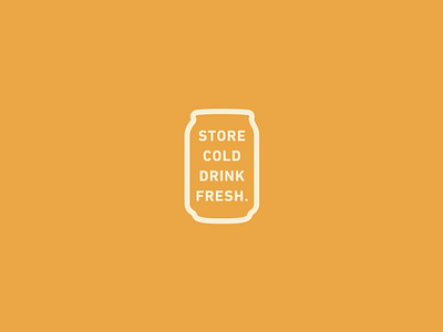 Store Cold Drink Fresh. badge beer beer label branding lettering micro brewery stamp typography