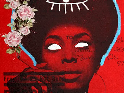 Third Eye collage design graphic design illustration vintage