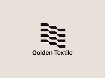 Golden Textile brand brand identity branding company logo graphic design logo logo design logodesign modernism symbol textile visual identity