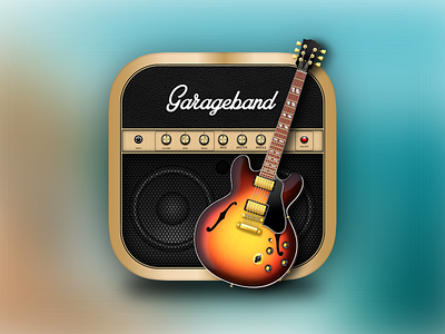 GarageBand Icns big sur design icns mac mac os 11 macos sketch sketchapp skeumorphism vector