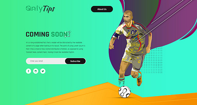 Score Football Banner ui ux webdesign