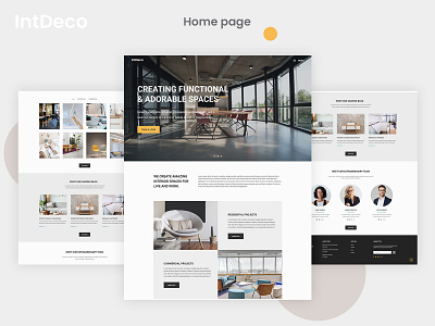 IntDeco Website Design aboutus adobe adobexd commercial design furniture graphicdesign homepage homepagedesign illustrator interiordesign photoshop residential service design ui ux uidesign uxdesign webdesign website xd design