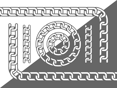 Chain Pattern Brush adobe illustrator brush chain for sale graphic design illustrator link pattern vector