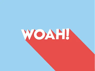 WOAH! art design icon illustration illustrator lettering logo type typography vector