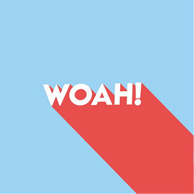 WOAH! art design icon illustration illustrator lettering logo type typography vector