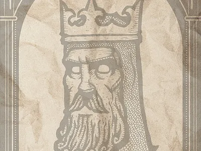 DEAD KINGS: "Saint" Louis IX art art history catholic controversial france ghost historic louis notredame paris poster prints religious saint st. louis statue stl stlouis