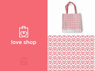 Heart + Shopping Bag branding branding design design designer logo illustration logo logo design logo design branding logo design concept logo designer logo mark logodesign logodesigner logopassion logoprocess logos logosketch logotype